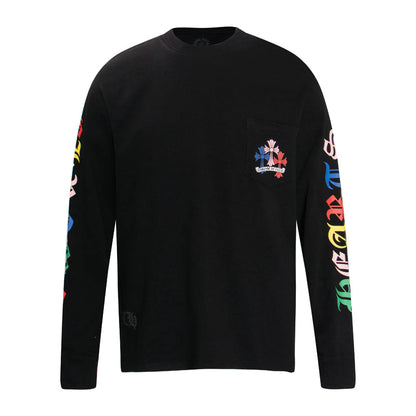חולצת טריקו ארוכת שרוולים לגברים מדגם Chrome Hearts K8003 