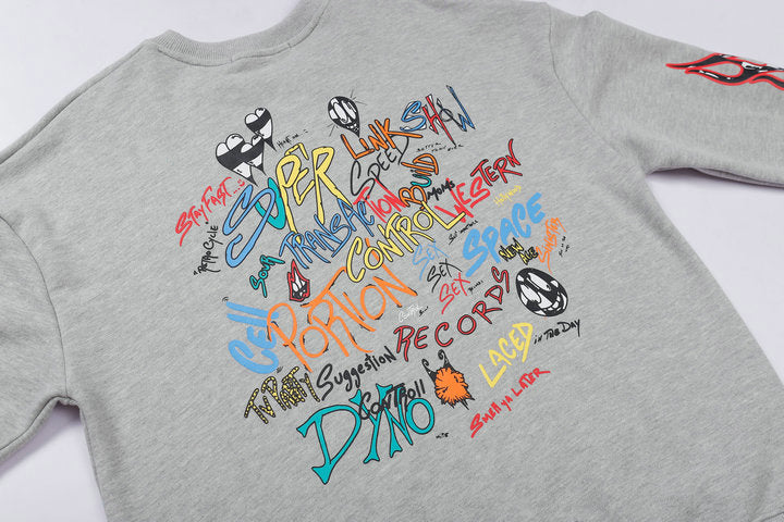 חולצת טריקו ארוכת שרוולים לגברים של Chrome Hearts K8863 