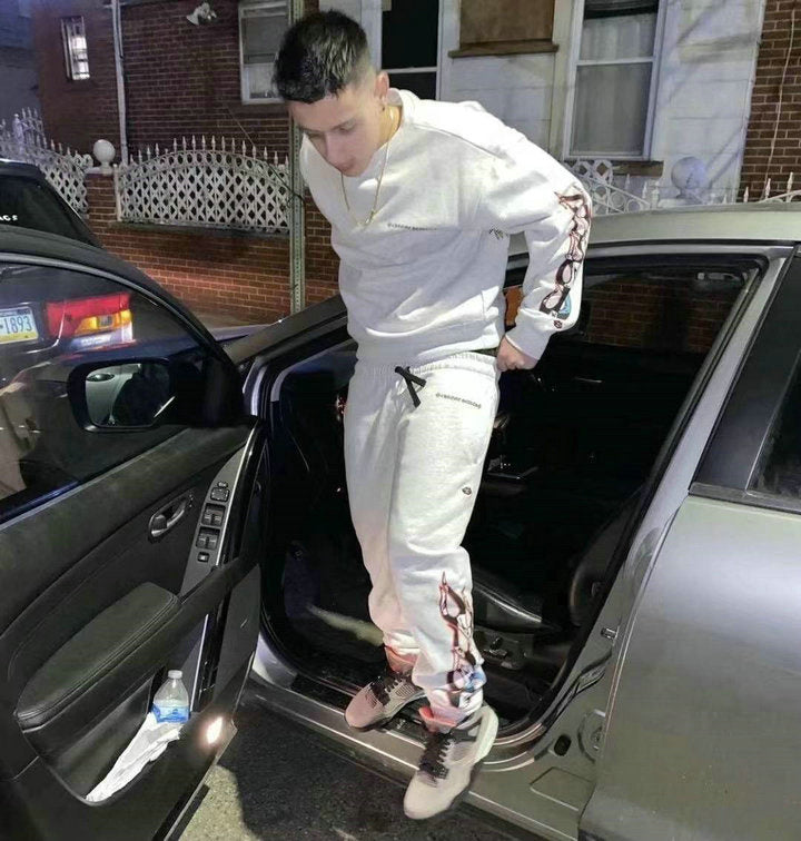 חולצת טריקו ארוכת שרוולים לגברים של Chrome Hearts K8863 