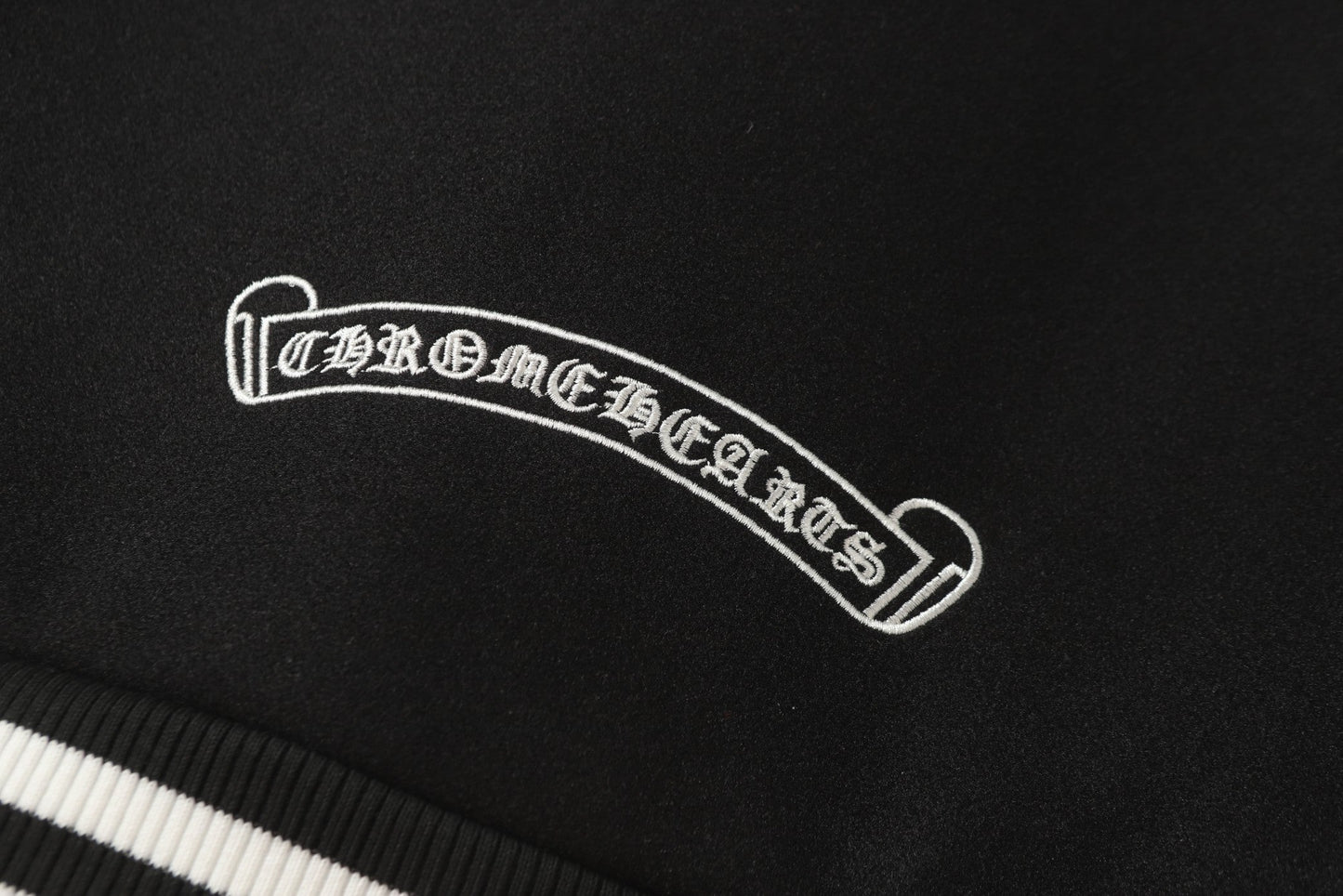 Chrome Hearts ブラック ホワイト ストリートスタイル ベースボールコート 0002 