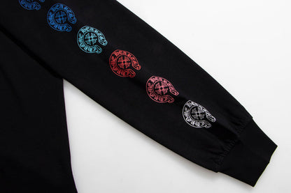 חולצת טריקו ארוכת שרוולים לגברים של Chrome Hearts K8009 