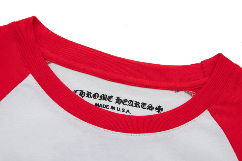 חולצת טריקו ארוכת שרוולים לגברים מדגם Chrome Hearts K9001 